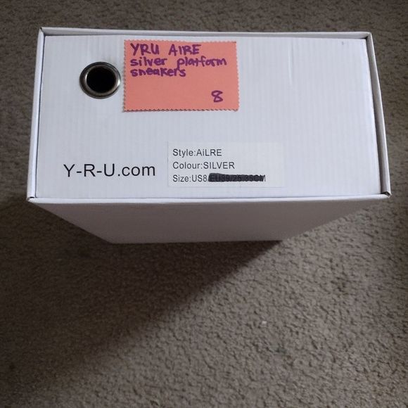 YRU dolls kill aire silver platform sneakers Space Alien Shoe Chain Charm 8 New - Picture 9 of 16